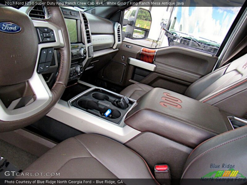 White Gold / King Ranch Mesa Antique Java 2017 Ford F250 Super Duty King Ranch Crew Cab 4x4