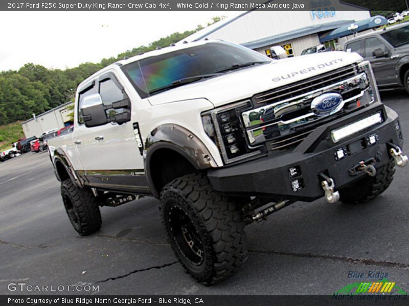 White Gold / King Ranch Mesa Antique Java 2017 Ford F250 Super Duty King Ranch Crew Cab 4x4