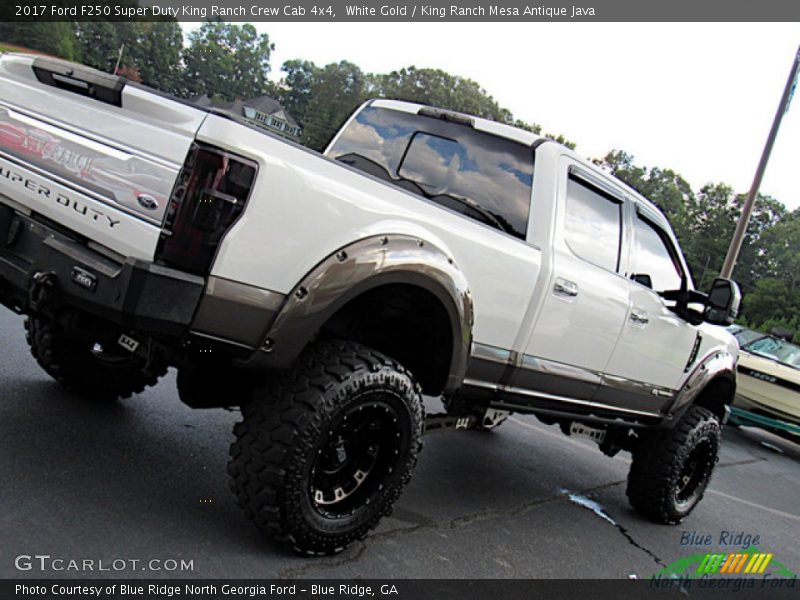 White Gold / King Ranch Mesa Antique Java 2017 Ford F250 Super Duty King Ranch Crew Cab 4x4