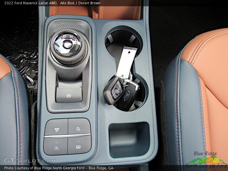 Alto Blue / Desert Brown 2022 Ford Maverick Lariat AWD