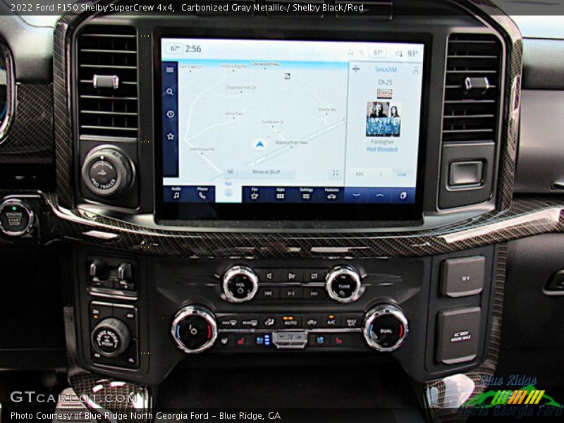 Carbonized Gray Metallic / Shelby Black/Red 2022 Ford F150 Shelby SuperCrew 4x4