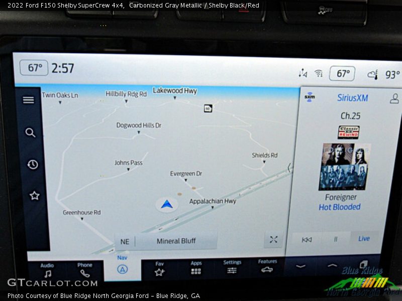 Carbonized Gray Metallic / Shelby Black/Red 2022 Ford F150 Shelby SuperCrew 4x4