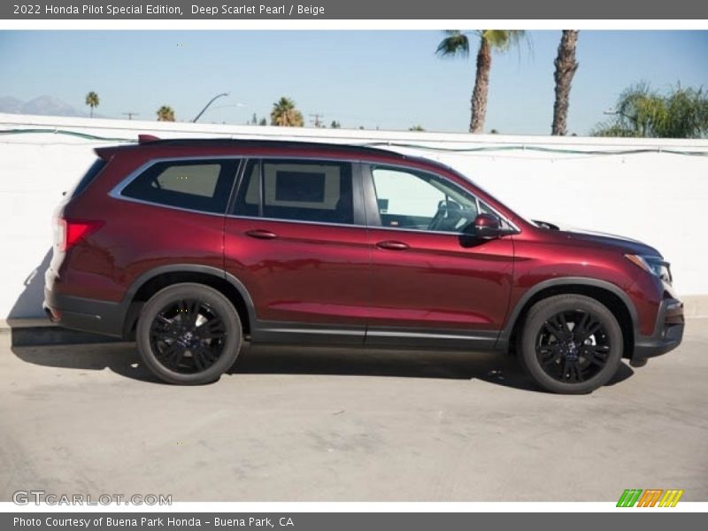 Deep Scarlet Pearl / Beige 2022 Honda Pilot Special Edition