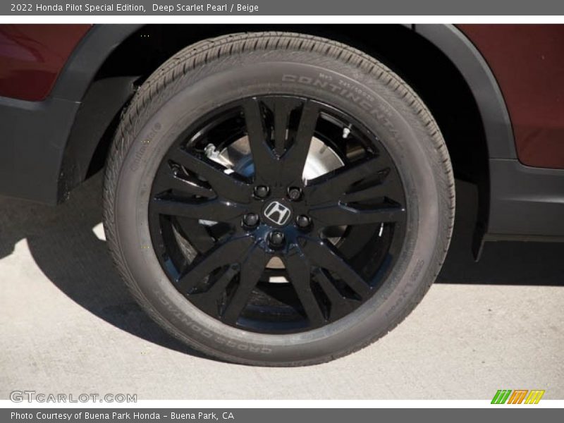 Deep Scarlet Pearl / Beige 2022 Honda Pilot Special Edition