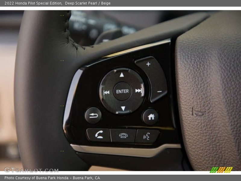 Deep Scarlet Pearl / Beige 2022 Honda Pilot Special Edition