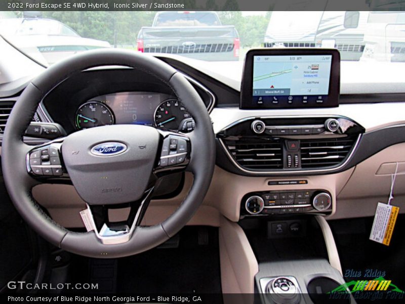 Iconic Silver / Sandstone 2022 Ford Escape SE 4WD Hybrid