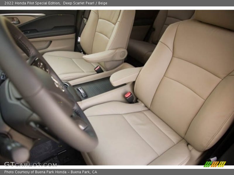 Deep Scarlet Pearl / Beige 2022 Honda Pilot Special Edition