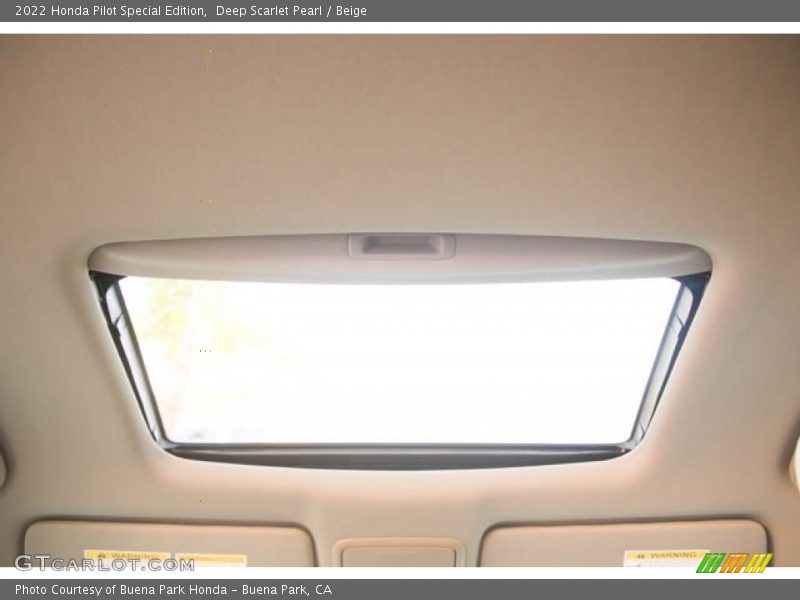 Deep Scarlet Pearl / Beige 2022 Honda Pilot Special Edition