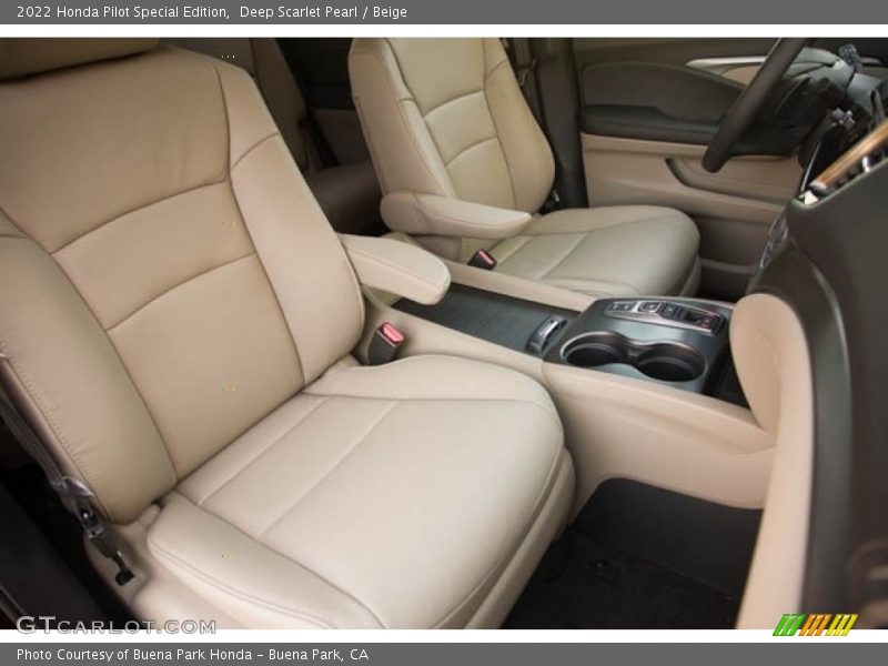 Deep Scarlet Pearl / Beige 2022 Honda Pilot Special Edition