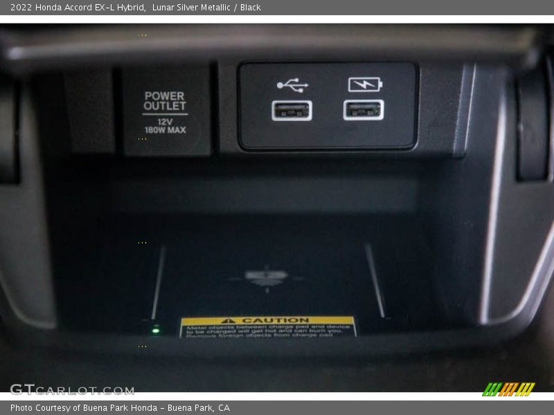 Lunar Silver Metallic / Black 2022 Honda Accord EX-L Hybrid