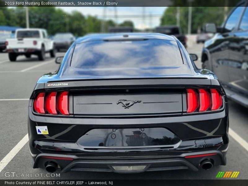 Shadow Black / Ebony 2019 Ford Mustang EcoBoost Fastback