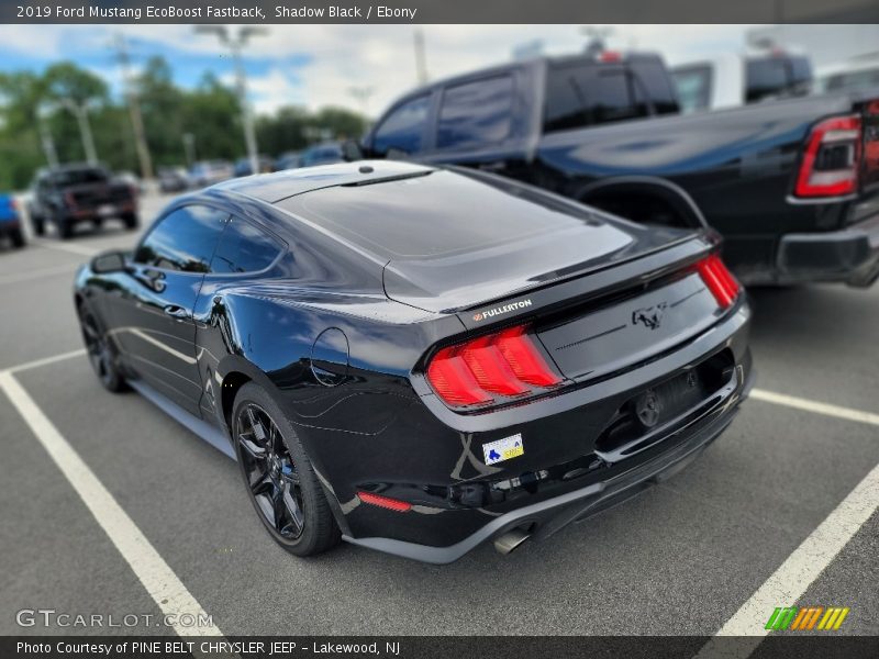 Shadow Black / Ebony 2019 Ford Mustang EcoBoost Fastback