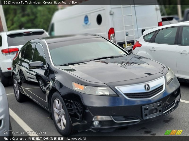 Crystal Black Pearl / Ebony 2013 Acura TL Technology