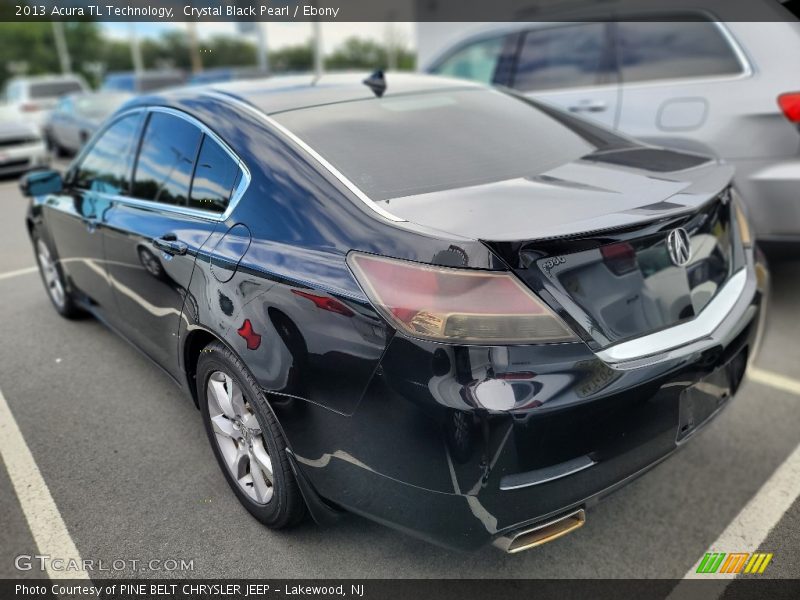 Crystal Black Pearl / Ebony 2013 Acura TL Technology