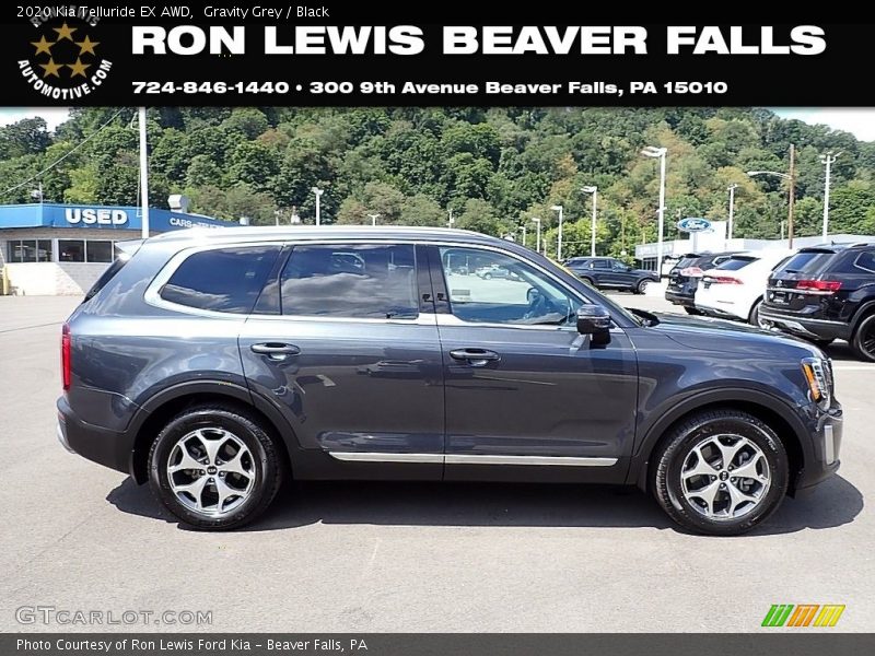 Gravity Grey / Black 2020 Kia Telluride EX AWD