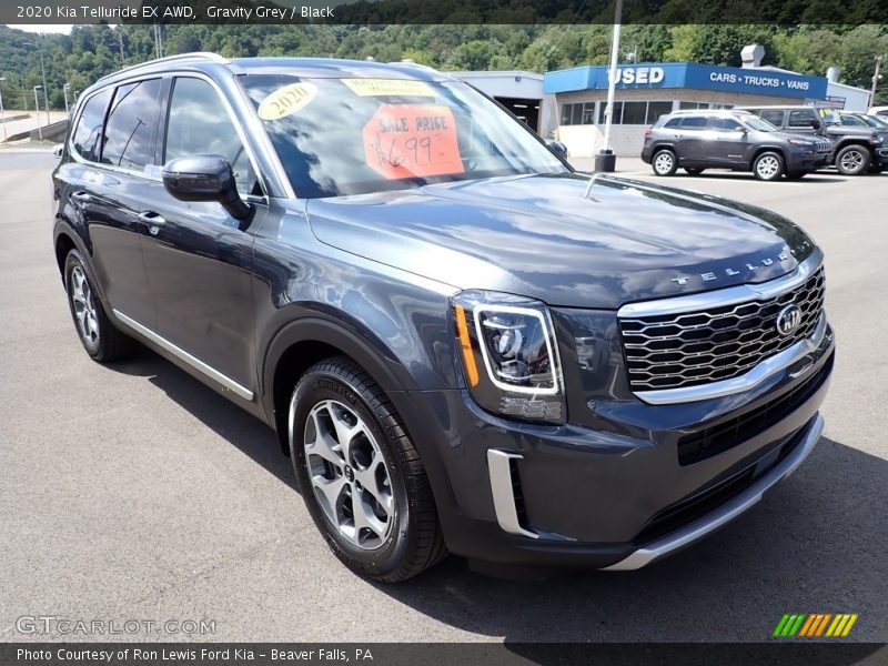 Gravity Grey / Black 2020 Kia Telluride EX AWD