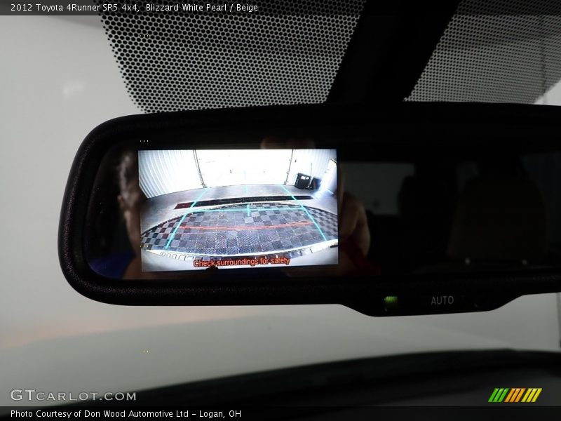 Blizzard White Pearl / Beige 2012 Toyota 4Runner SR5 4x4
