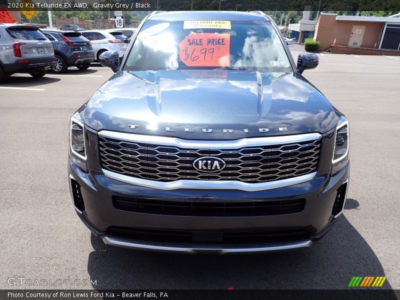 Gravity Grey / Black 2020 Kia Telluride EX AWD