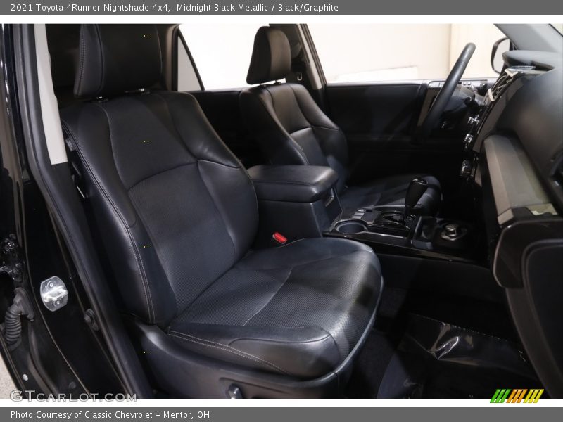 Front Seat of 2021 4Runner Nightshade 4x4