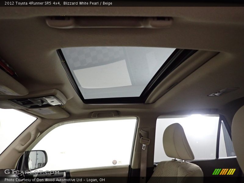 Blizzard White Pearl / Beige 2012 Toyota 4Runner SR5 4x4