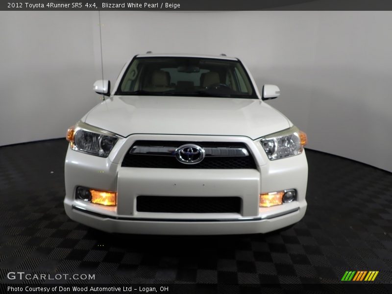 Blizzard White Pearl / Beige 2012 Toyota 4Runner SR5 4x4