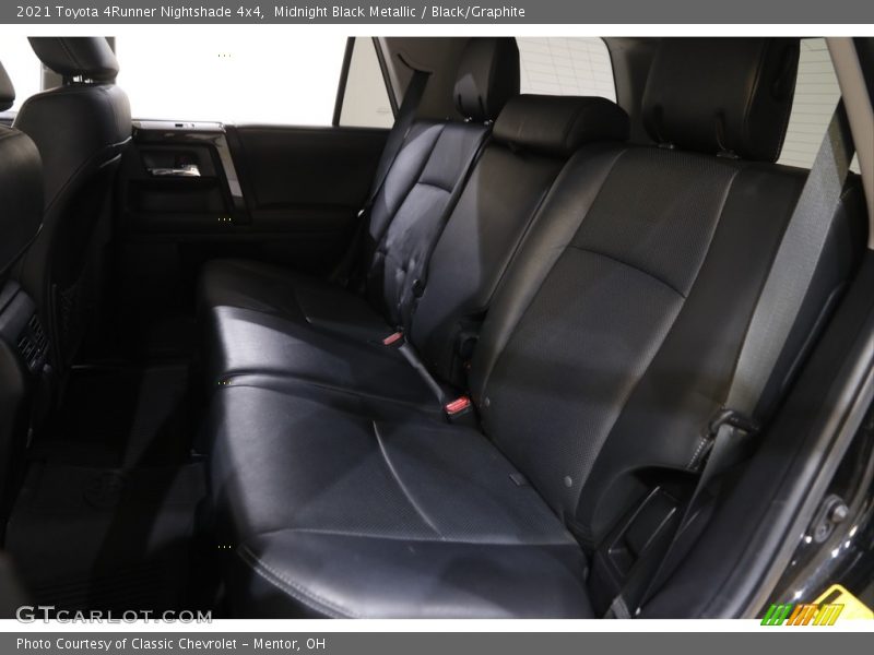 Rear Seat of 2021 4Runner Nightshade 4x4