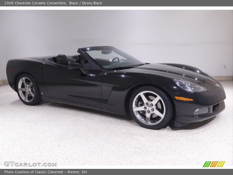 Black / Ebony Black 2006 Chevrolet Corvette Convertible