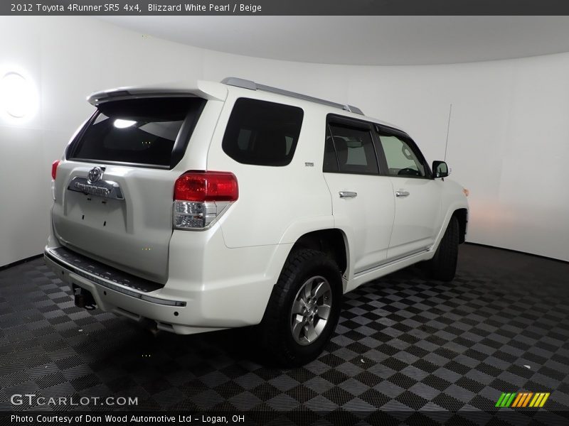 Blizzard White Pearl / Beige 2012 Toyota 4Runner SR5 4x4