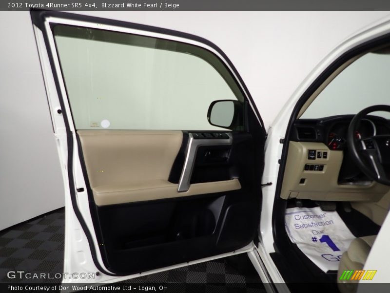 Blizzard White Pearl / Beige 2012 Toyota 4Runner SR5 4x4