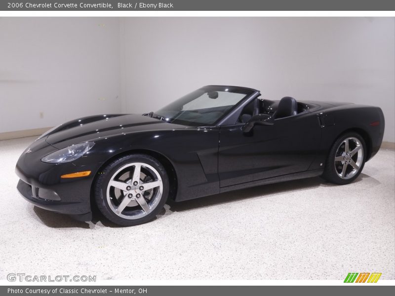 Black / Ebony Black 2006 Chevrolet Corvette Convertible