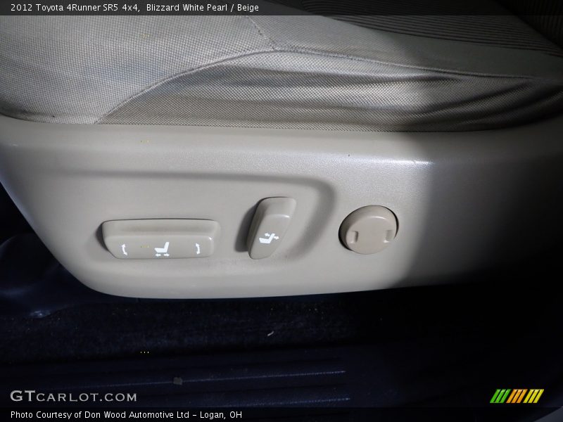 Blizzard White Pearl / Beige 2012 Toyota 4Runner SR5 4x4