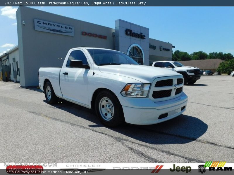 Bright White / Black/Diesel Gray 2020 Ram 1500 Classic Tradesman Regular Cab