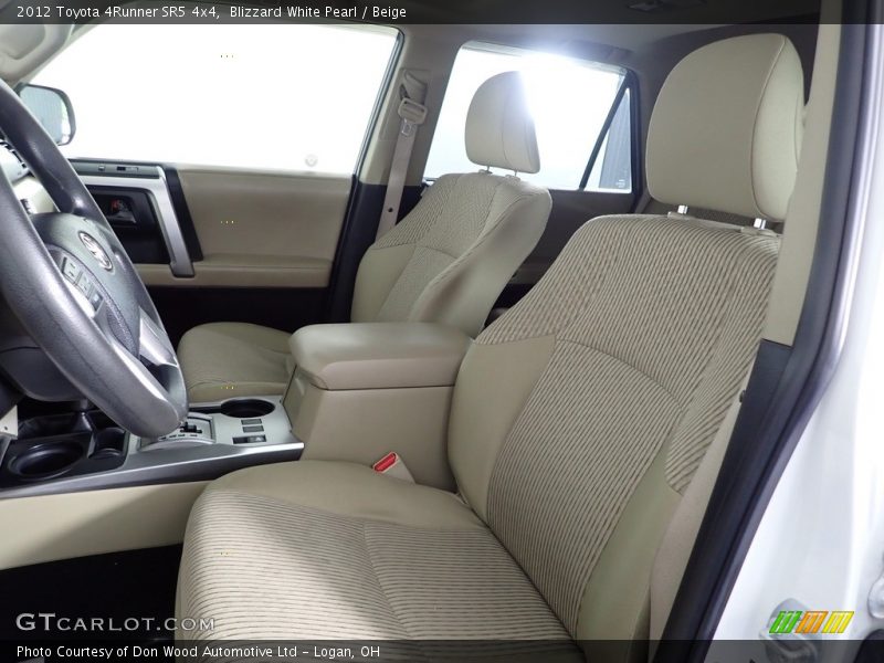 Blizzard White Pearl / Beige 2012 Toyota 4Runner SR5 4x4