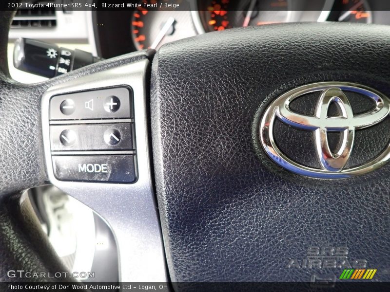 Blizzard White Pearl / Beige 2012 Toyota 4Runner SR5 4x4