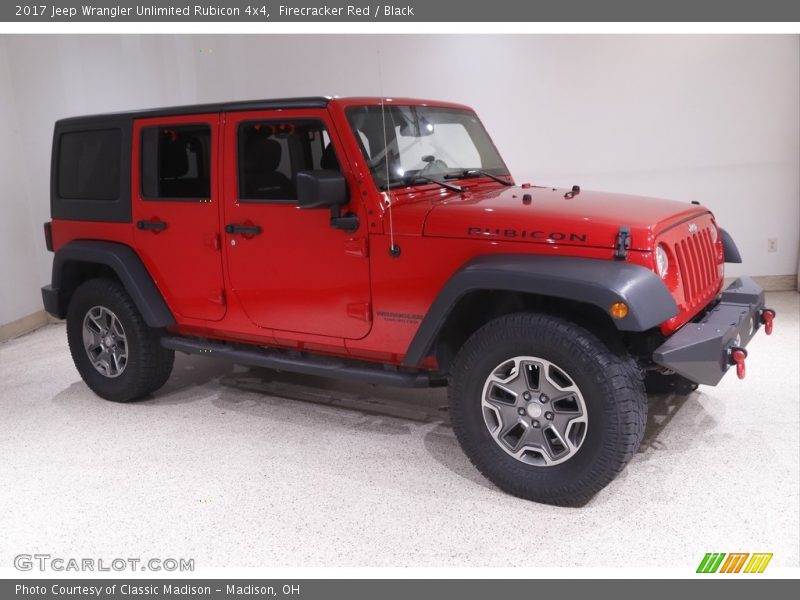 Firecracker Red / Black 2017 Jeep Wrangler Unlimited Rubicon 4x4