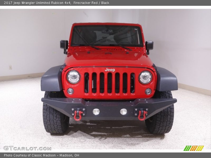 Firecracker Red / Black 2017 Jeep Wrangler Unlimited Rubicon 4x4