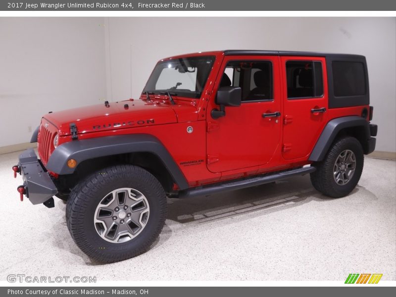 Firecracker Red / Black 2017 Jeep Wrangler Unlimited Rubicon 4x4