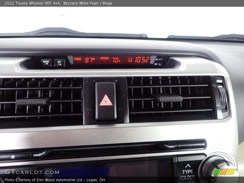Blizzard White Pearl / Beige 2012 Toyota 4Runner SR5 4x4