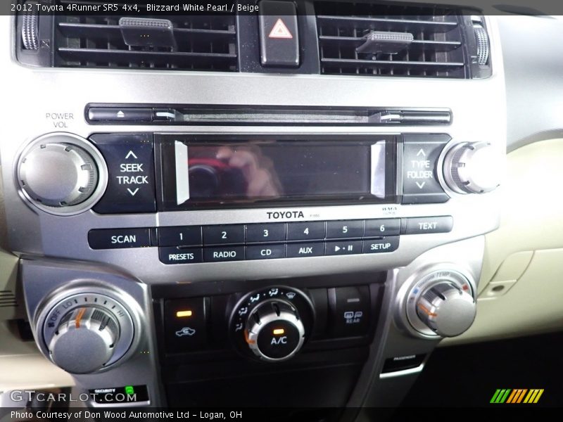 Blizzard White Pearl / Beige 2012 Toyota 4Runner SR5 4x4