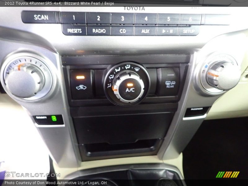 Blizzard White Pearl / Beige 2012 Toyota 4Runner SR5 4x4