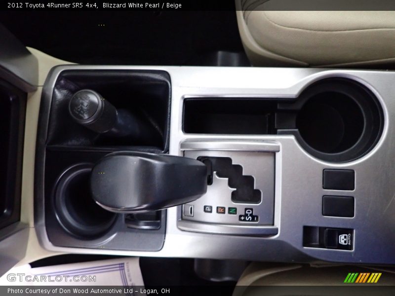 Blizzard White Pearl / Beige 2012 Toyota 4Runner SR5 4x4