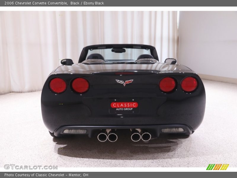 Black / Ebony Black 2006 Chevrolet Corvette Convertible