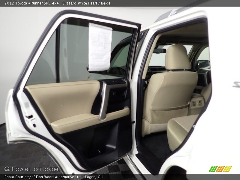 Blizzard White Pearl / Beige 2012 Toyota 4Runner SR5 4x4