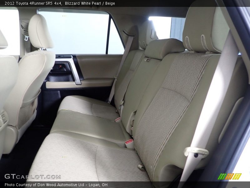 Blizzard White Pearl / Beige 2012 Toyota 4Runner SR5 4x4