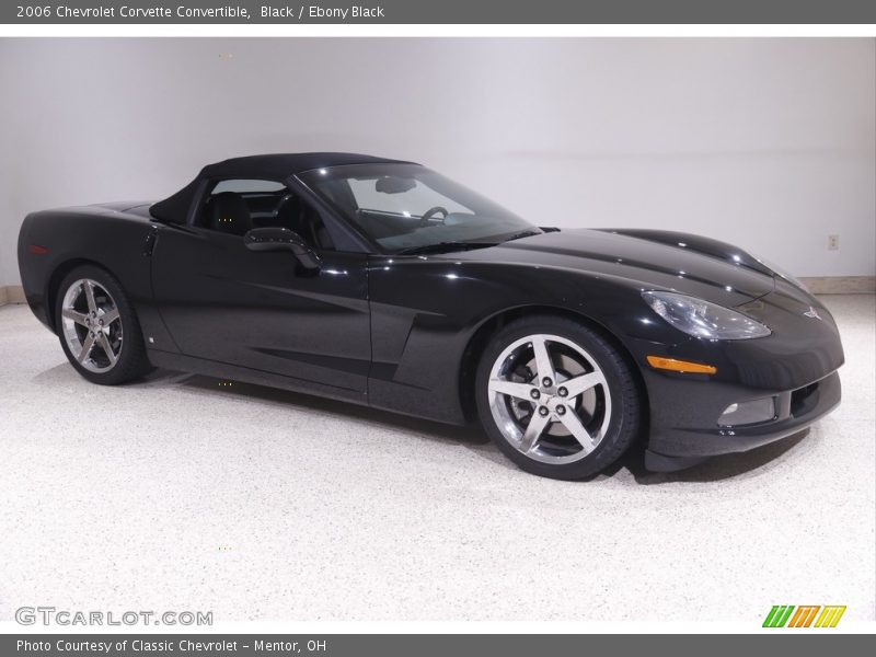 Black / Ebony Black 2006 Chevrolet Corvette Convertible