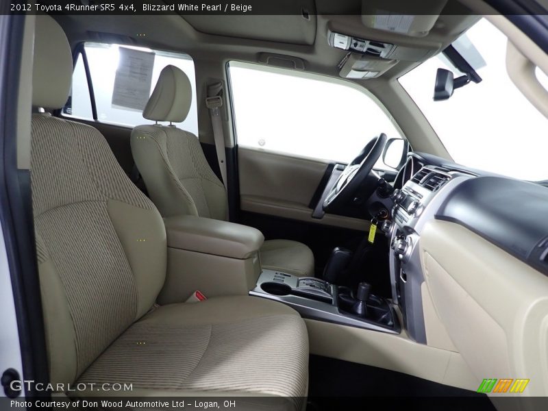 Blizzard White Pearl / Beige 2012 Toyota 4Runner SR5 4x4