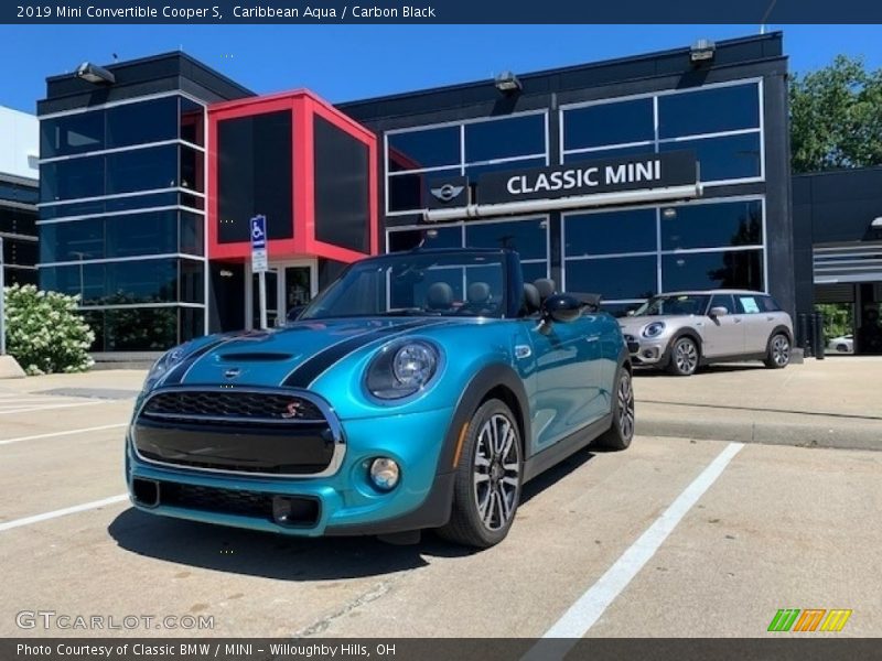 Caribbean Aqua / Carbon Black 2019 Mini Convertible Cooper S