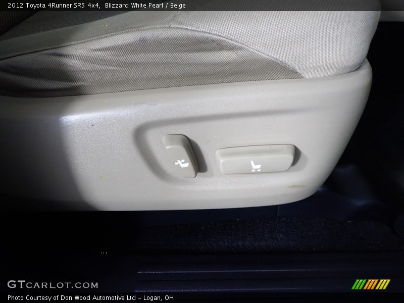 Blizzard White Pearl / Beige 2012 Toyota 4Runner SR5 4x4