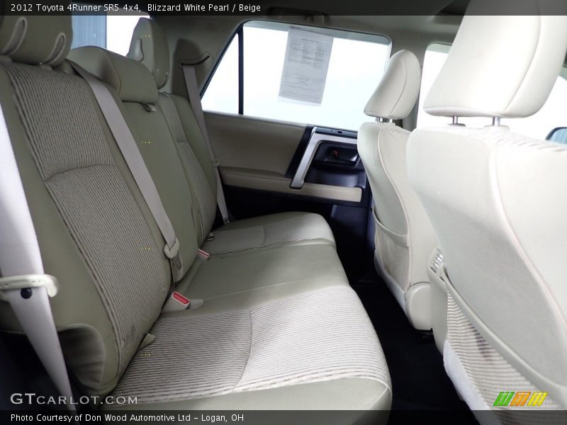 Blizzard White Pearl / Beige 2012 Toyota 4Runner SR5 4x4