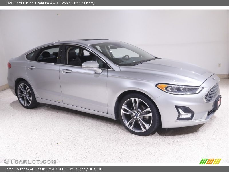 Iconic Silver / Ebony 2020 Ford Fusion Titanium AWD